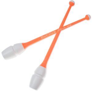 Юніорські булави 36 cм Chacott колір 083. Білий-Абрикосовий (White-Apricot)