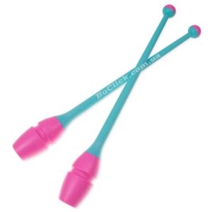 Юніорські булави 36 cм Chacott колір 234. Рожевий-М'ятний (Pink-Peppermint)