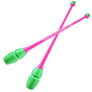 Булави 45 cм Chacott колір 443. Зелений-Рожевий (Green-Pink)
