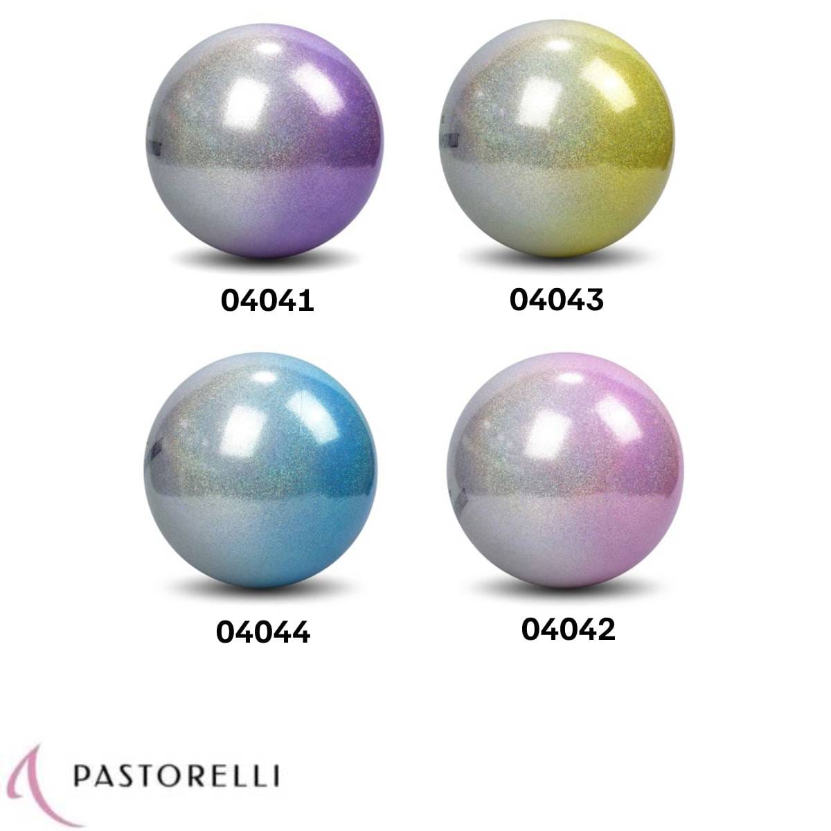 М'яч 18 см Pastorelli Shaded колір Срібний-Бузковий - Зображення 3