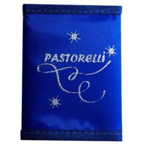 Синій чохол-тримач Pastorelli для художніх стрічок із логотипом бренду