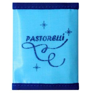 Блакитний чохол-тримач Pastorelli для стрічок для художньої гімнастики.