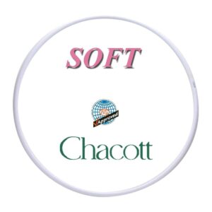 Рожевий обруч Chacott для художньої гімнастики на світлому фоні