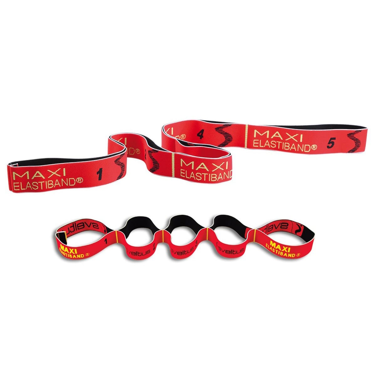 Гума для розтяжки Sveltus Maxi Elastiband 10 кг колір Червоний