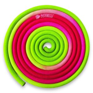 Скакалка Pastorelli модель Multicolor колір Фуксія-Рожевий-Зелений